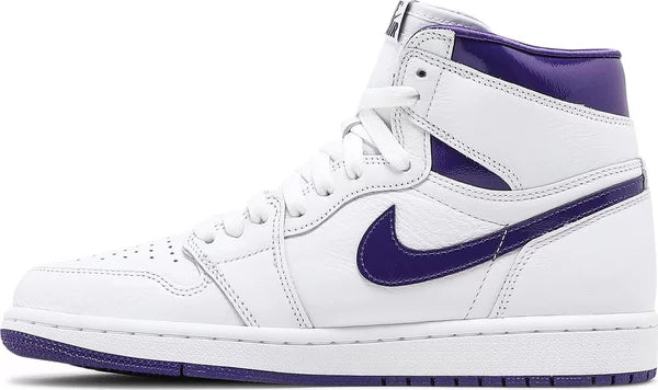 Purple and white jordan 