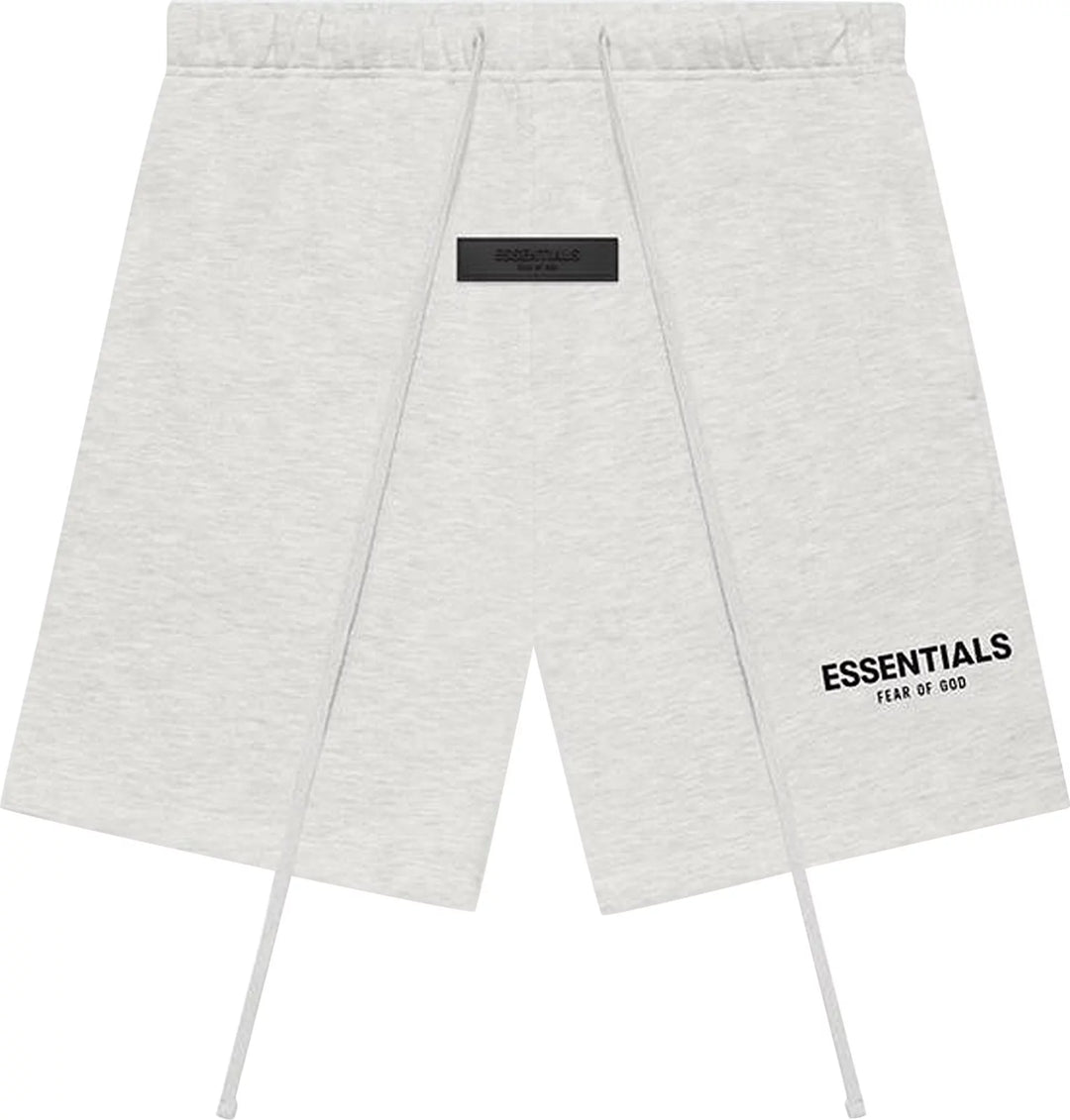 FEAR OF GOD ESSENTIALS SWEAT SHORTS 'LIGHT OATMEAL LIMO'