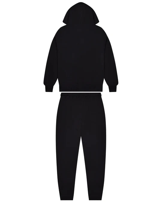 Trapstar Decoded Chenille Hooded Tracksuit - Black/Grey
