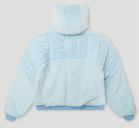 GEEDUP HANDSTYLE/TEAM LOGO FUR JACKET BLUE