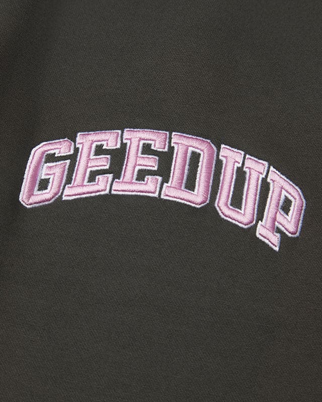 GEEDUP Team Logo Trackpants Charcoal/Dusty Pink (Autumn Del. 1/24)