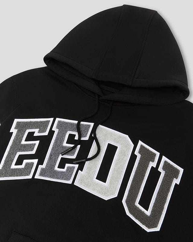 Geedup Team Logo Hoodie 'Black Grey Monochrome'