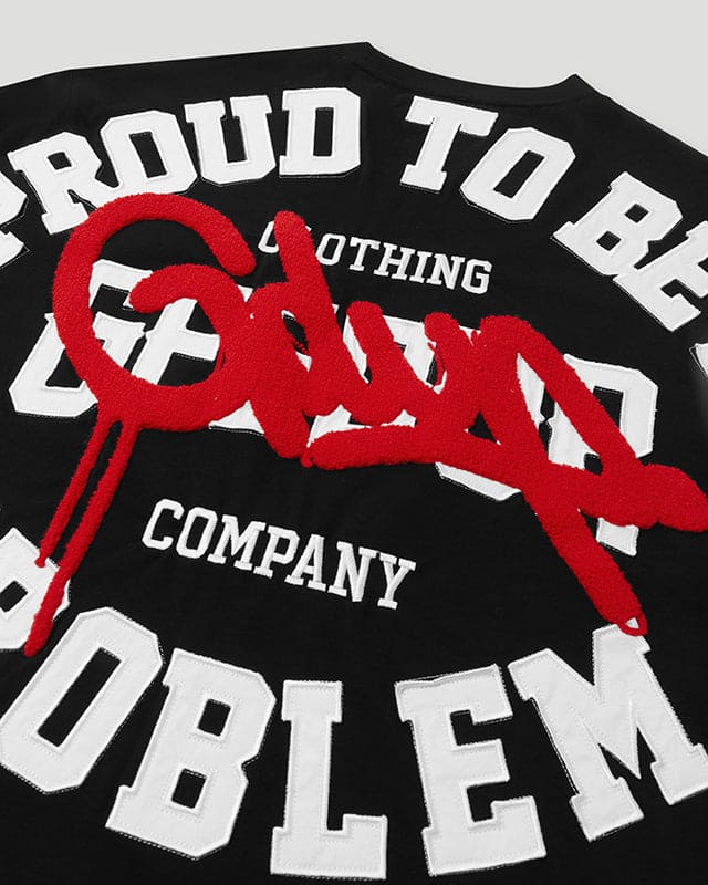 GEEDUP Proud To Be A Problem T-Shirt Black/Red
