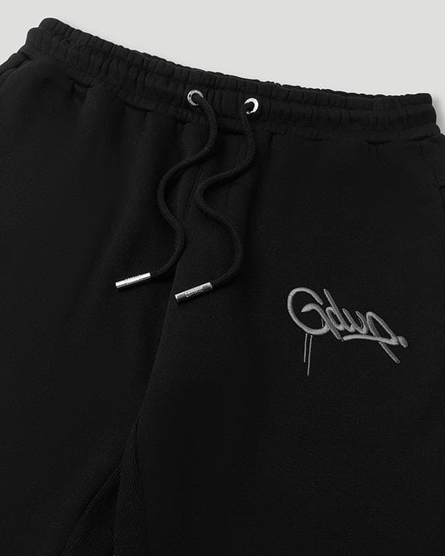 GEEDUP Handstyle Logo Trackpants Black/Grey (Autumn Del. 2/24)