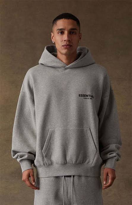 Fear of God: ESSENTIALS Pullover Hoodie 'Dark Oatmeal' (SS22)