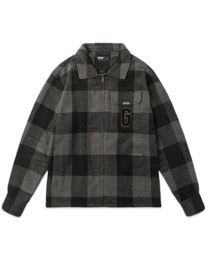 PFK Flannel Jacket Black_Grey