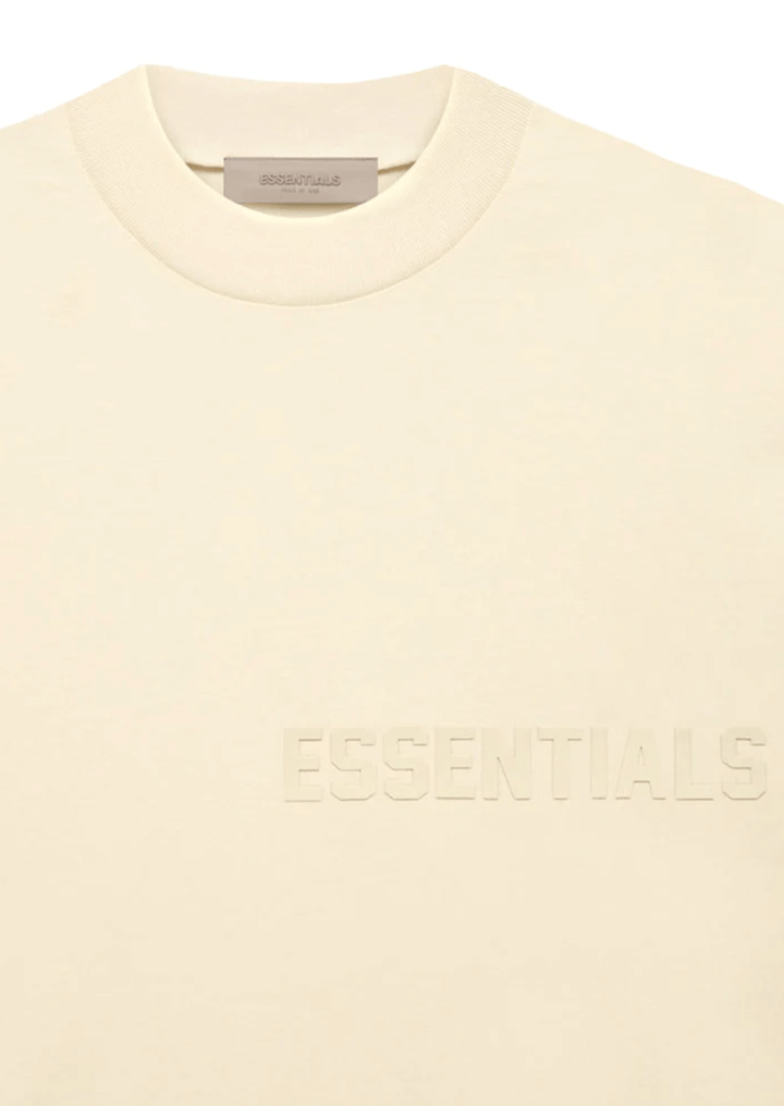 Peur de Dieu : T-shirt avec logo ESSENTIALS 'Egg Shell' (FW22)