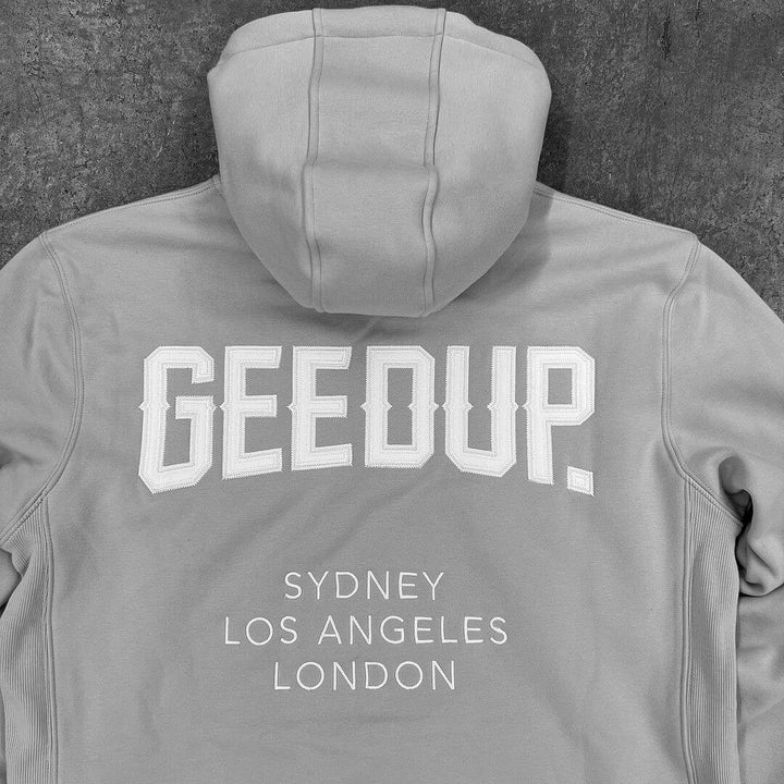 GEEDUP Cities Hoodie Grey (Spring Del.1/23) - SOLE AU
