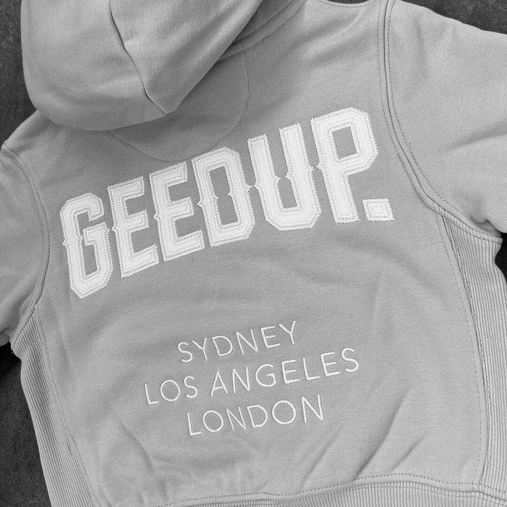 GEEDUP Kids Cities Tracksuit Set 'Grey' (Spring Del. 1/23) - SOLE AU