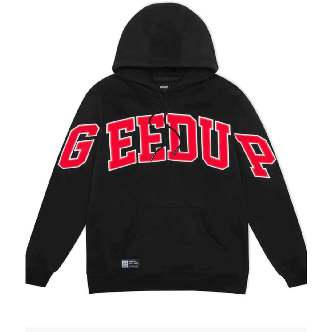 GEEDUP Team Logo Hoodie Black/Red - SOLE AU