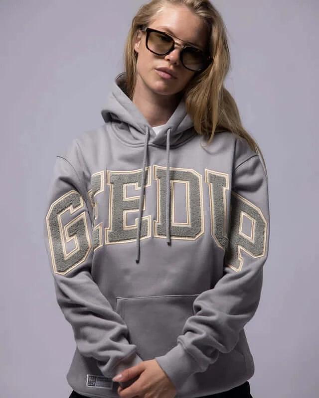 Geedup Team Logo Hoody Nardo Grey/Gold - SOLE AU