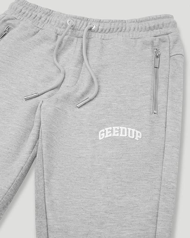 GEEDUP Team Logo Trackpants Grey Marle (Winter Del. 3/23) - SOLE AU