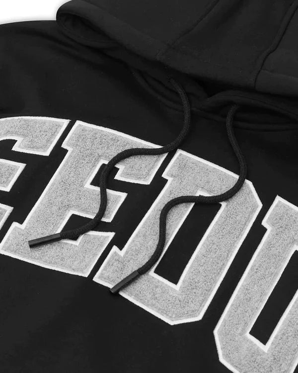 Geedup Team Logo Hoodie Black Grey