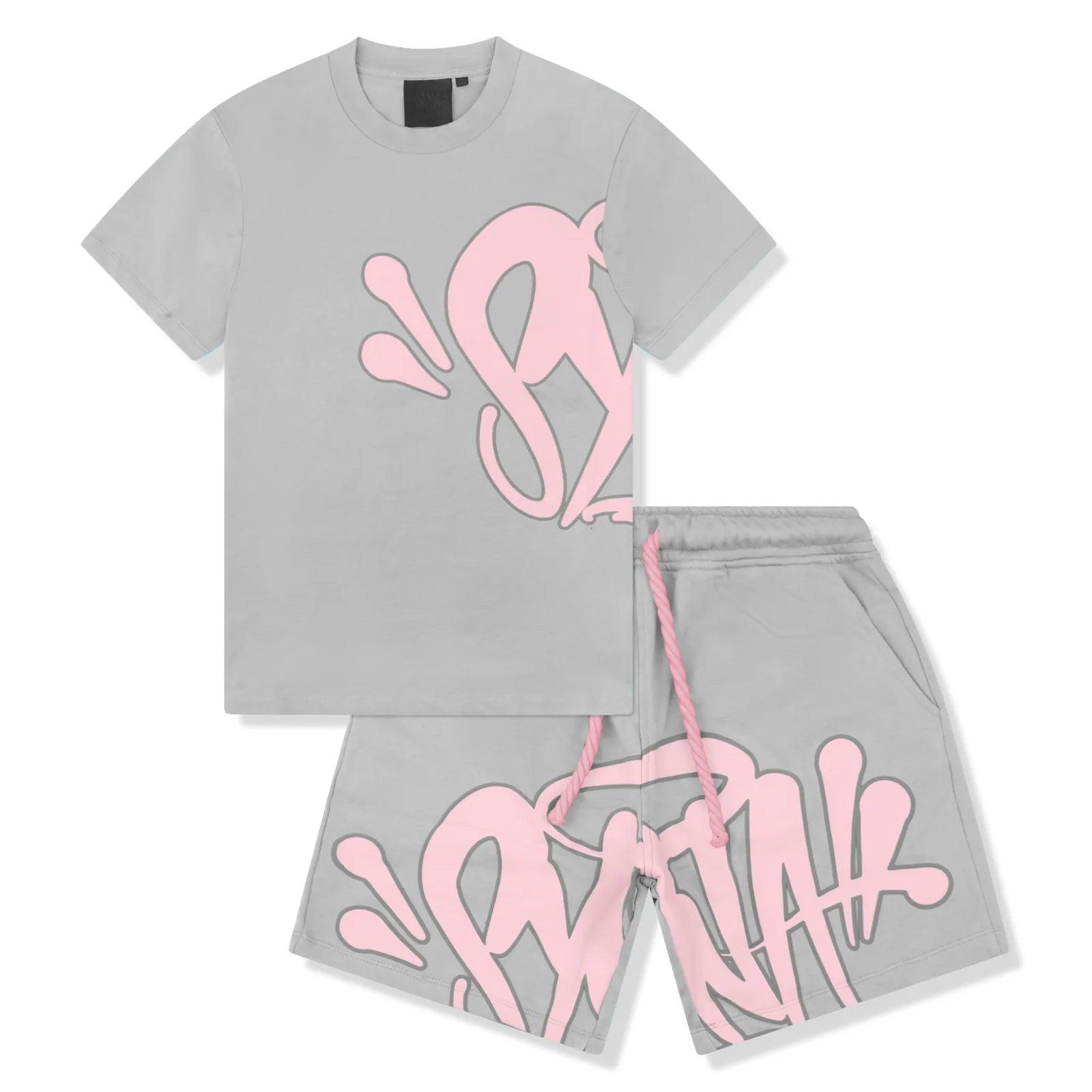 Syna World Logo Summer Twinset Pink/Grey