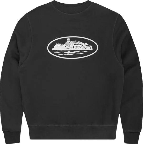 Corteiz OG Alcatraz Sweatshirt 'Black' - SOLE AU