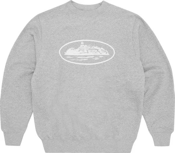 Corteiz OG Alcatraz Sweatshirt 'Heather Grey' - SOLE AU