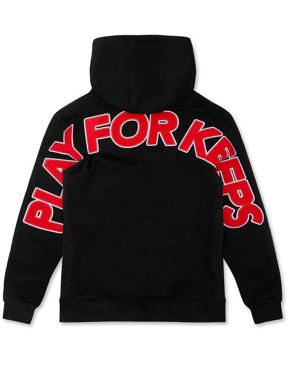 Geedup Play For Keeps Hoodie 'Black/Red' - SOLE AU