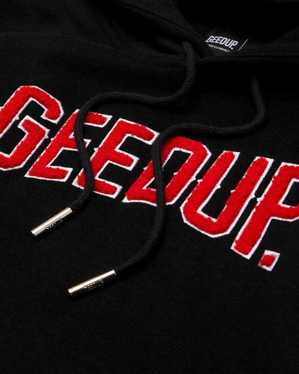 Geedup Play For Keeps Hoodie 'Black/Red' - SOLE AU