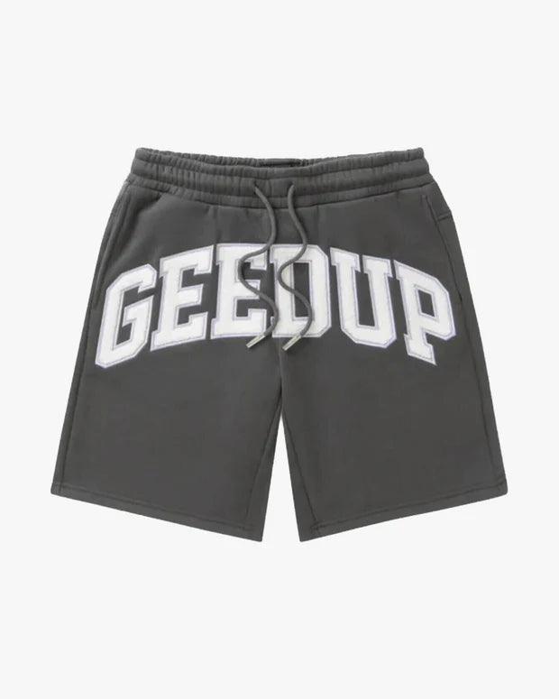 Geedup Team Logo Shorts Asphalt Grey - SOLE AU