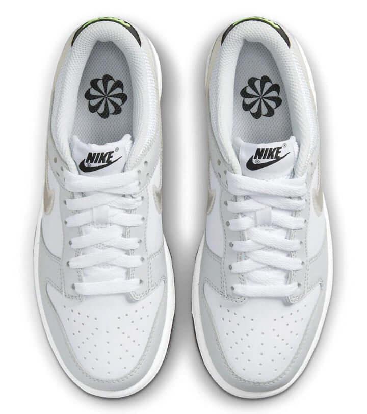 Nike Dunk Low 'Glitch Swoosh White Grey' (GS) - SOLE AU
