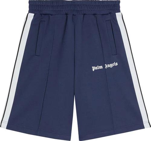 Palm Angels Classic Track Shorts 'Navy/White' - SOLE AU
