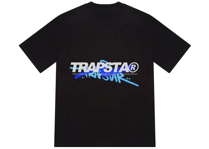 Trapstar Trespass Tee - Black/Blue - SOLE AU